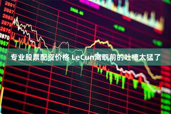 专业股票配资价格 LeCun离职前的吐槽太猛了